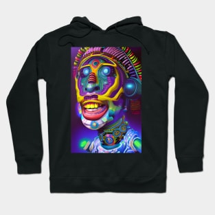 Techno-Shaman (11) Hoodie